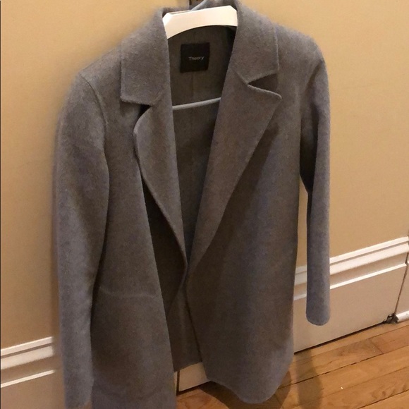 Theory Wool Cashmere Clairene Coat - Picture 2 of 3